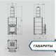 Чугунная банная печь «Атмосфера XL»  в облицовке из натурального камня Талькохлорит "Империя" (комплект) до 26 м³
